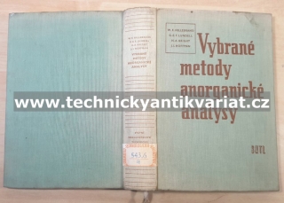 Vybrané metody anorganické analysy - Hillebrand, Lundell, Bright, Hoffman (1958)