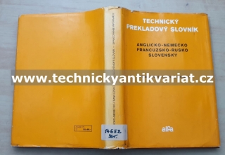 Technický prekladový slovník Anglicko-nemecko-francúzsko-rusko-slovenský - spracovanie informacií (1979)