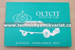 Olcit Club 11R 11RL - katalog náhradních dílů (1990)