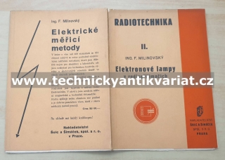 Radiotechnika II. elektronové lampy v radiopřijímačích - F. Milinovský (1935)