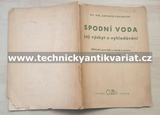 Spodní voda - Antonín Schindler (1940)