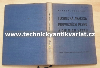 Technická analysa provozních plynů a důlních větrů - Rudolf Jirkovský (1957)