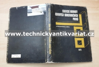 Statické hodnoty kovových konstrukčních prvků - Fuchs, Rec, Šefl (1985)