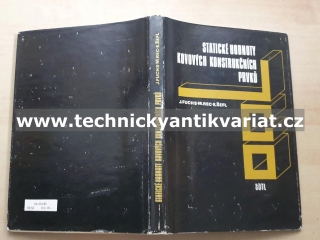 Statické hodnoty kovových konstrukčních prvků - Fuchs, Rec, Šefl (1985)