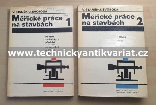 Měřické práce na stavbách 1,2 - Staněk, Svoboda (1972, 1973)