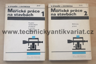 Měřické práce na stavbách 1,2 - Staněk, Svoboda (1972, 1973)