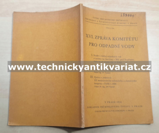 Zpráva komitétu pro odpadní vody (1935)