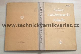 Tukové a mlékárenské tabulky - provozní a laboratorní příručka (1955)
