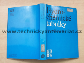 Hydrochemické tabulky - Pitter (1987)