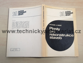 Plasty pro rekonstrukce staveb - R. A. Bareš (1989)