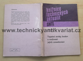 Tepelné ztráty budov a možnosti jejich zmenšování - Řehánek, Janouš (1986)