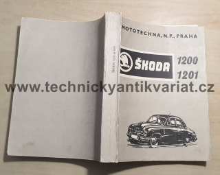 Škoda 1200, 1201 - katalognáhradných dielcov (1970)