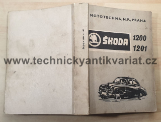 Škoda 1200, 1201 - katalog náhradných dielcov (1966)