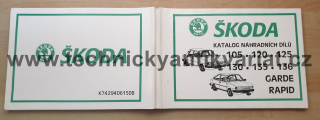 Škoda 105 120 125 130 135 136 Garde Rapid - seznam náhradních dílů (1994)