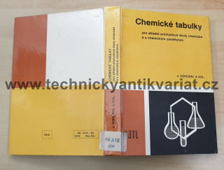 Chemické tabulky - Vohlídal a kol. (1985)