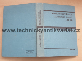 Betonové konstrukce pozemních staveb II A - Jílek, Šmerda, Grenčík, Novák (1984)