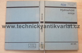 Hydraulické stroje - M.Nechleba, J.Hušek (1966)