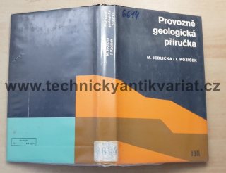 Provozně geologická příručka - M. Jedlička, M.Kožíšek (1981)