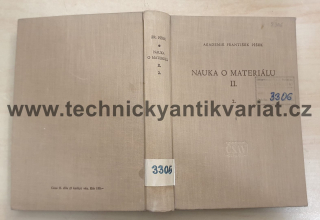 Nauka o materiálu II. svazek 2. - František Píšek (1959)