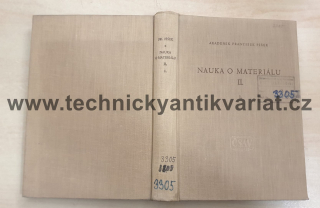 Nauka o materiálu II. svazek 1. - František Píšek (1959)