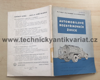 Automobilové rozstřikovače živice - Volk, Garbel, Jevdokimov (1954)