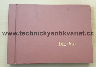 DH 631 - katalog náhradních součástí (1991)