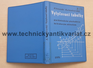 Vytyčovací tabulky - A. Kutnohorský (1972)