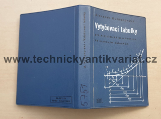 Vytyčovací tabulky - A. Kutnohorský (1972)