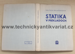 Statika v příkladocah - V. Balažovjech (1962)