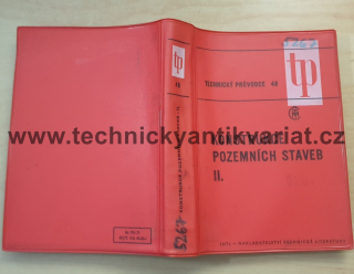 Konstrukce pozemních staveb II. (1971)