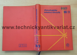 Stavebnicky náučný slovník III/2 - Šalinga, Lacu (1965)