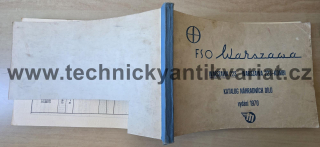 FSO Warszawa 223, 223 kombi - Katalog náhradních dílů (1970)