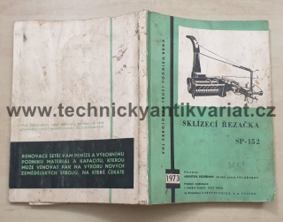 Sklízecí řezačka SP 152 - návod k obsluze a katalog dílů (1973)