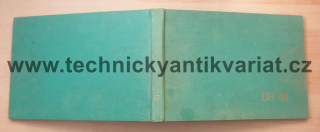 Pásové rypadlo DH 411 - katalog náhradních součástí (1990)
