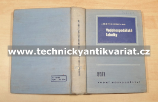 Vodohospodářské tabulky - Jaromír Herle (1962)