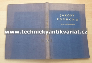 Jakost povrchu - Georg Schlesinger (1950)