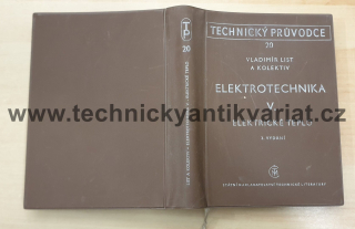 Elektrotechnika V. Elektrické teplo - Vladimír List (1958)