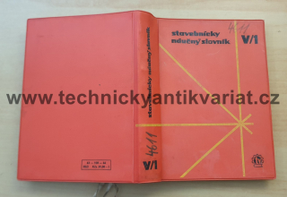 Stavebnicky náučný slovník V/1 - Architektúra a typologia (1966)