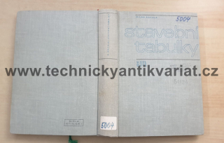 Stavební tabulky - Milan Rochla (1969)