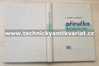 Příručka pro analýzu vody - Maděra, Hamáčková, Pavlík (1961)