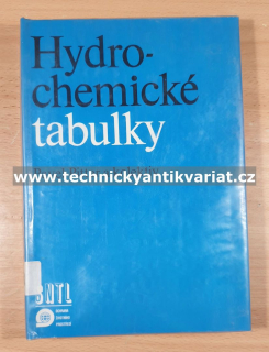 Hydrochemické tabulky - Pitter (1987)